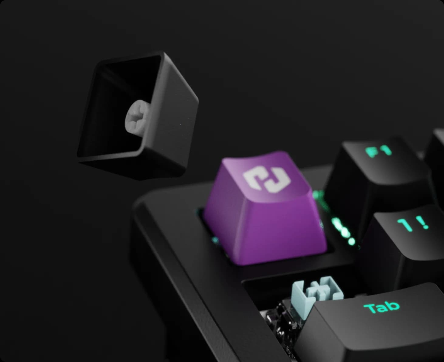 Dual shot ABS keycaps