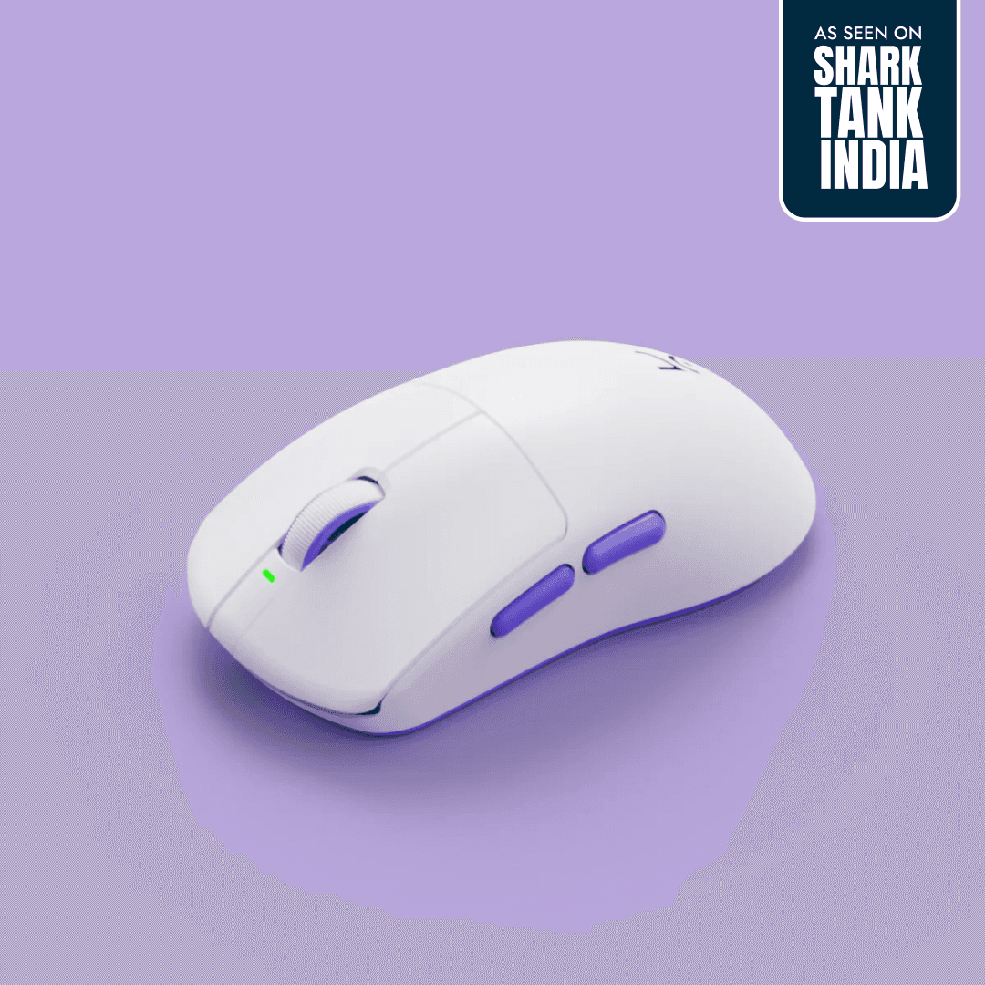 Ikarus White 55g Wireless Gaming Mouse