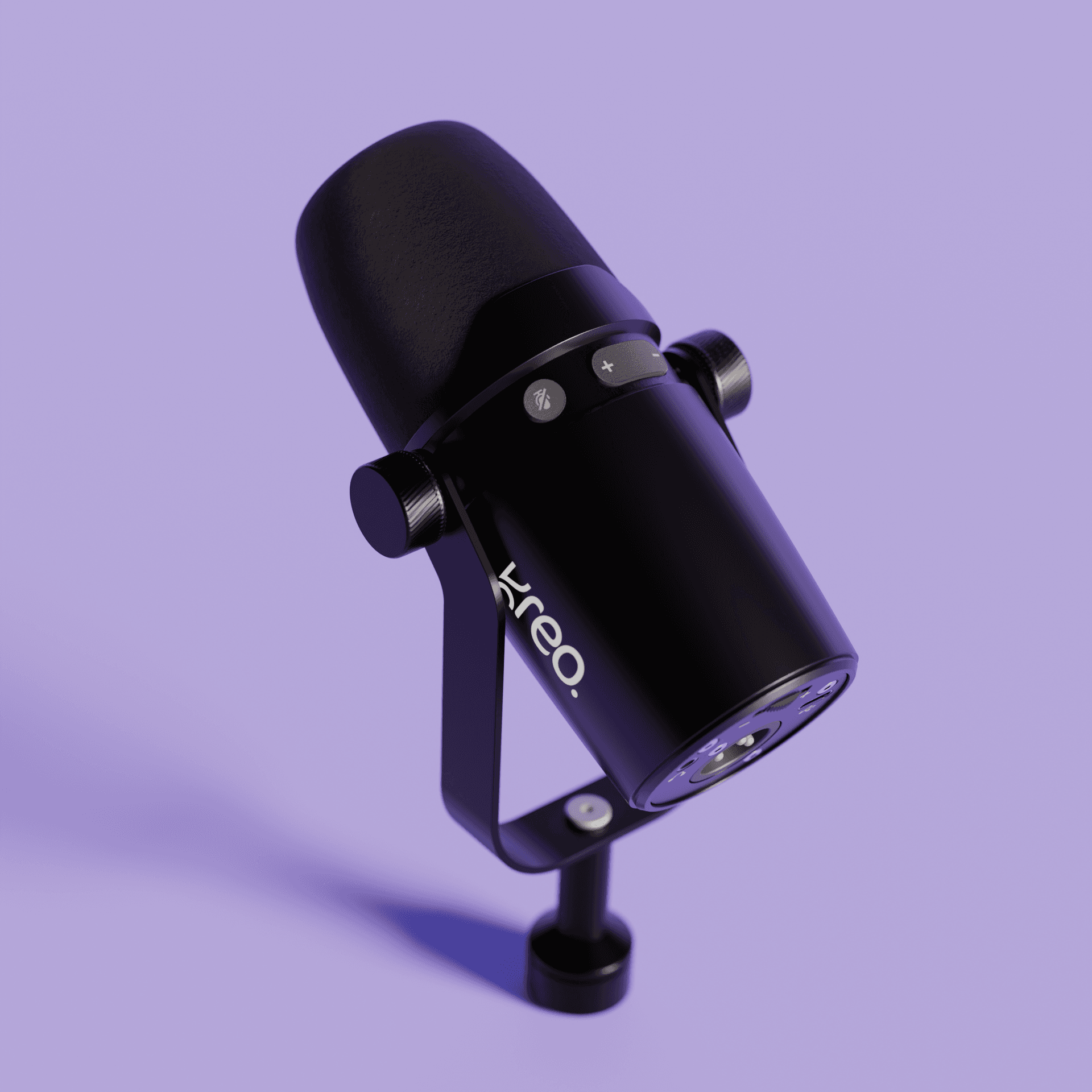 Kast Black Dynamic Mic + Rod Pro Boom Arm Combo