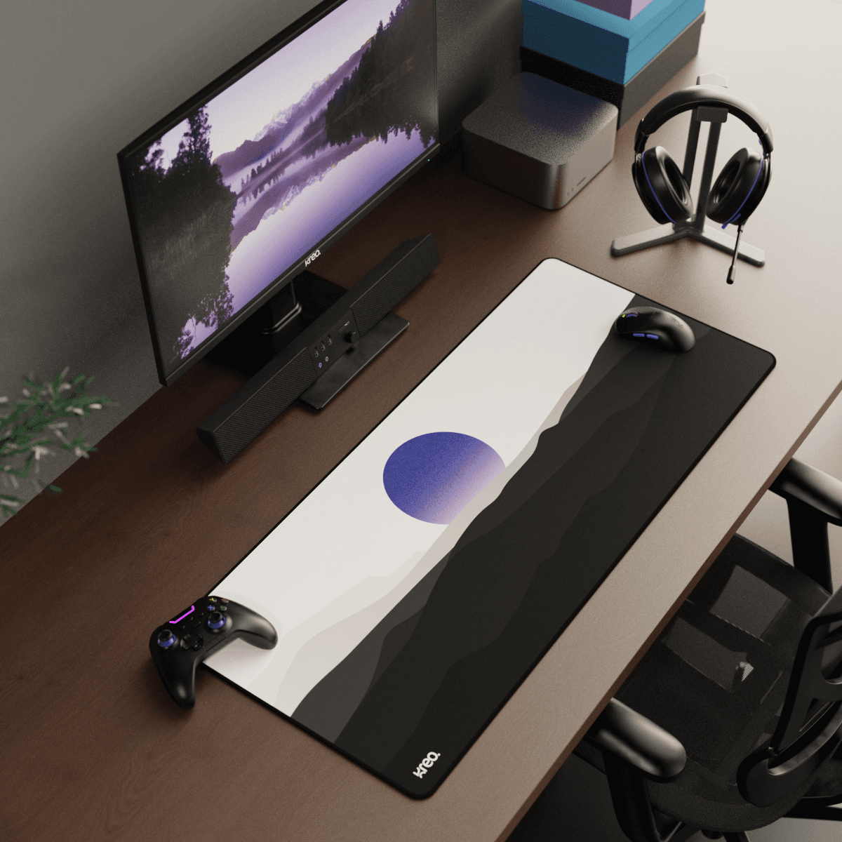 Terra XXL Deskmat - Rising Sun