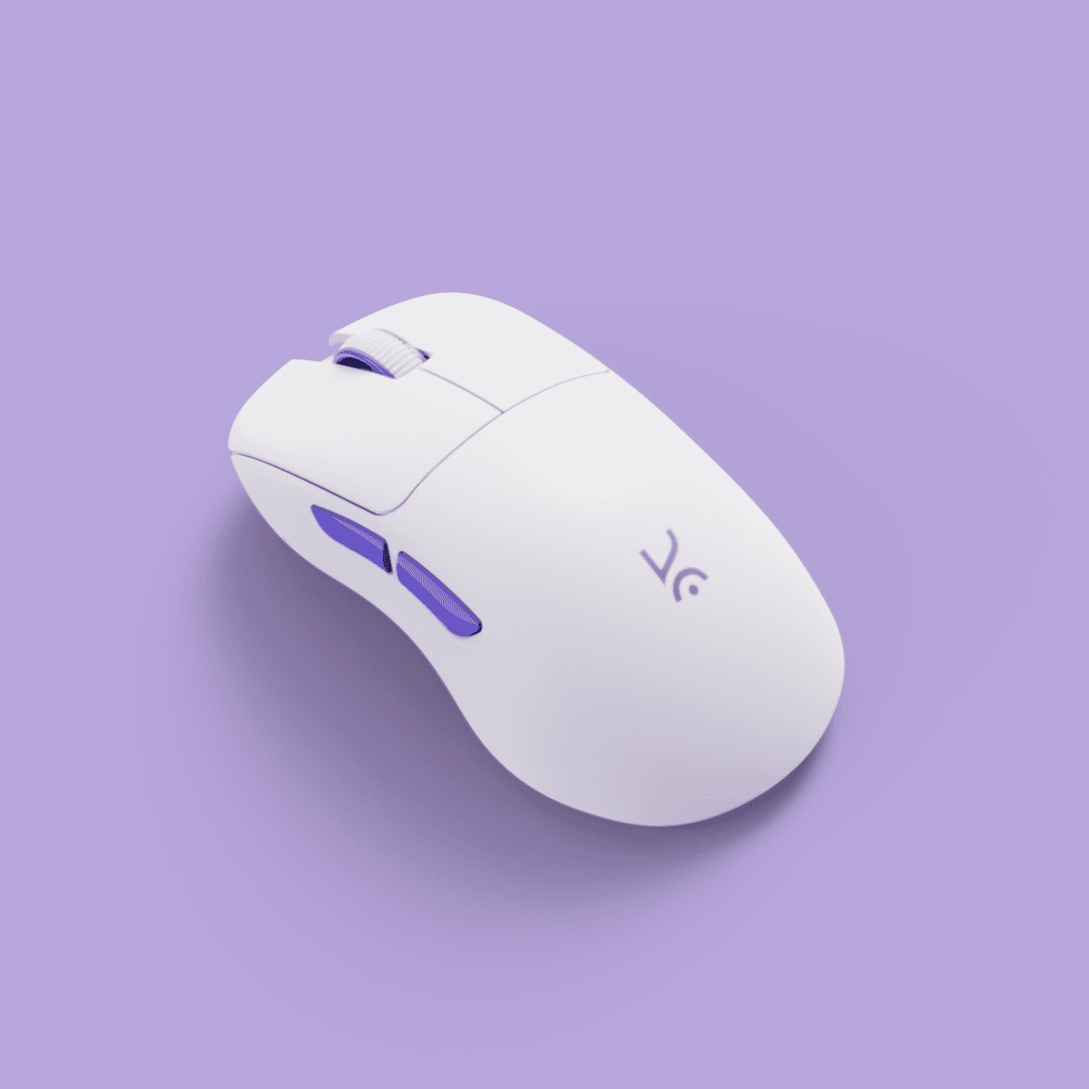 Anzu V2 White Ultralight Ergonomic Wireless Gaming Mouse