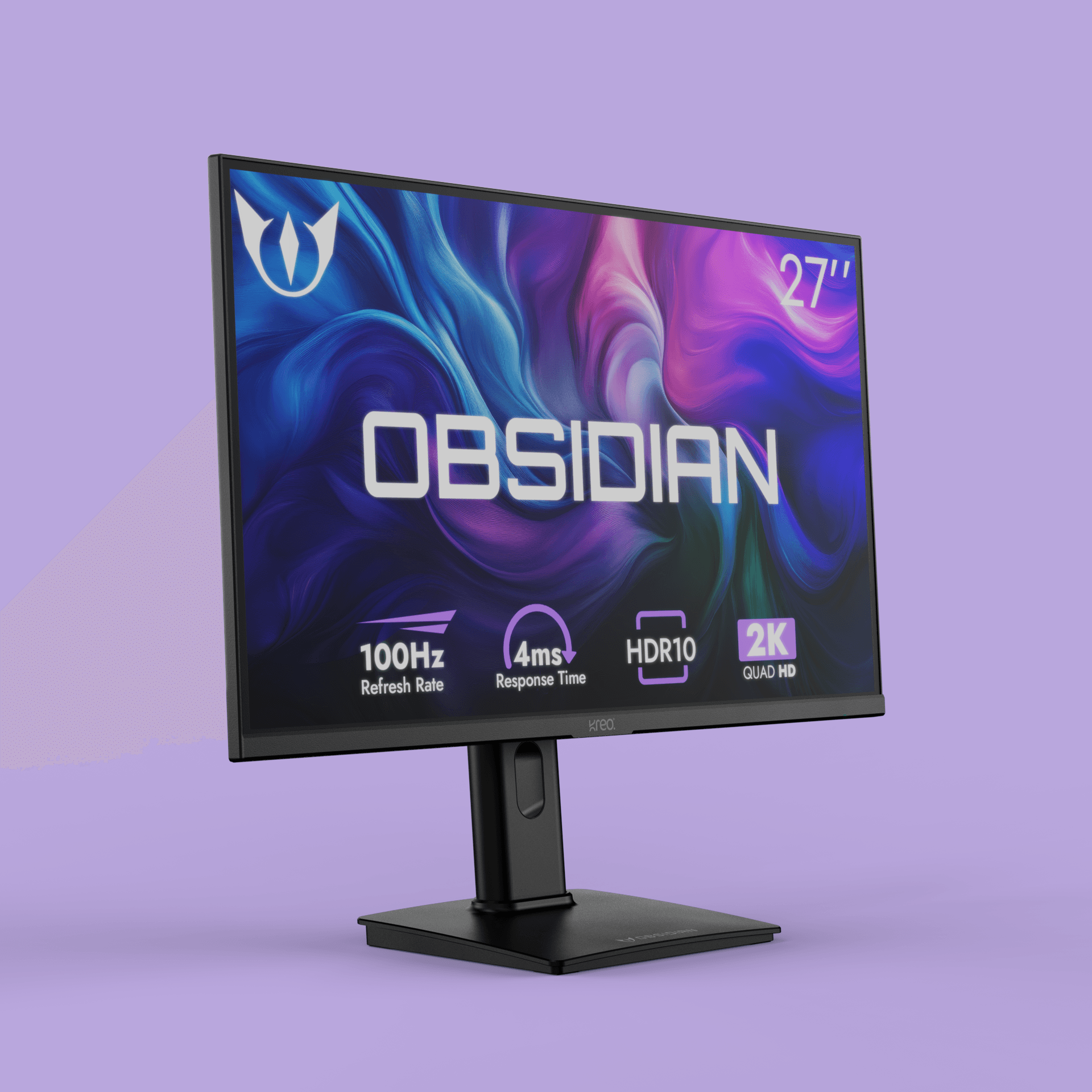 Obsidian 27" 100Hz 2K 1440p QHD IPS Monitor