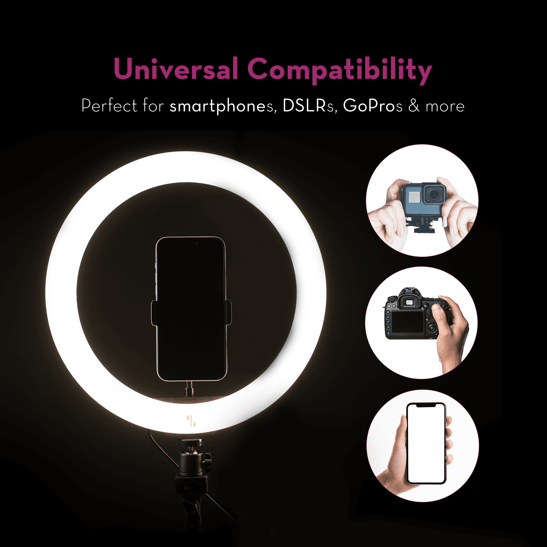 Nine16 Loop 13 Ring light with Axis Combo Kreo