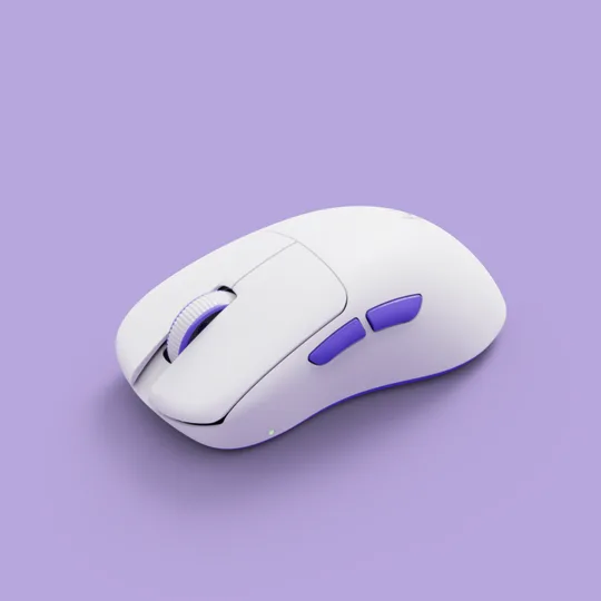 Anzu V2 White Ultralight Ergonomic Wireless Gaming Mouse